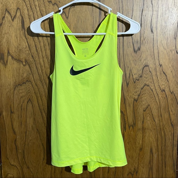 Nike chartreuse racer back tank. Sz small. - Picture 1 of 1